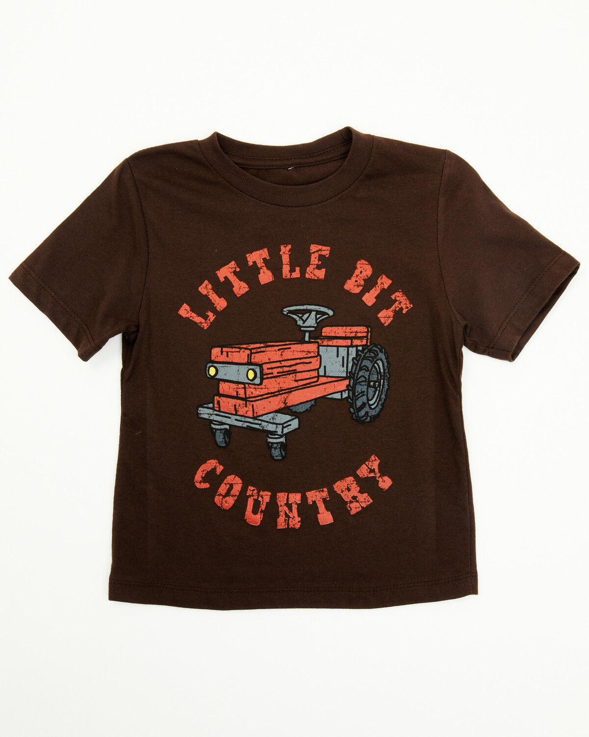 Image #1 - Cody James Toddler Boys' Country Short Sleeve Graphic T-Shirt, Brown, hi-res