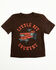 Image #1 - Cody James Toddler Boys' Country Short Sleeve Graphic T-Shirt, Brown, hi-res