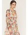 Image #2 - Shyanne Women's Floral Print Long Sleeve Mini Dress, Cream, hi-res