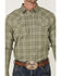 Image #4 - Blue Ranchwear Men's Ash Yarn-Dye Plaid Print Long Sleeve Snap Western Shirt, , hi-res