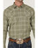 Image #4 - Blue Ranchwear Men's Ash Yarn-Dye Plaid Print Long Sleeve Snap Western Shirt , Ash, hi-res