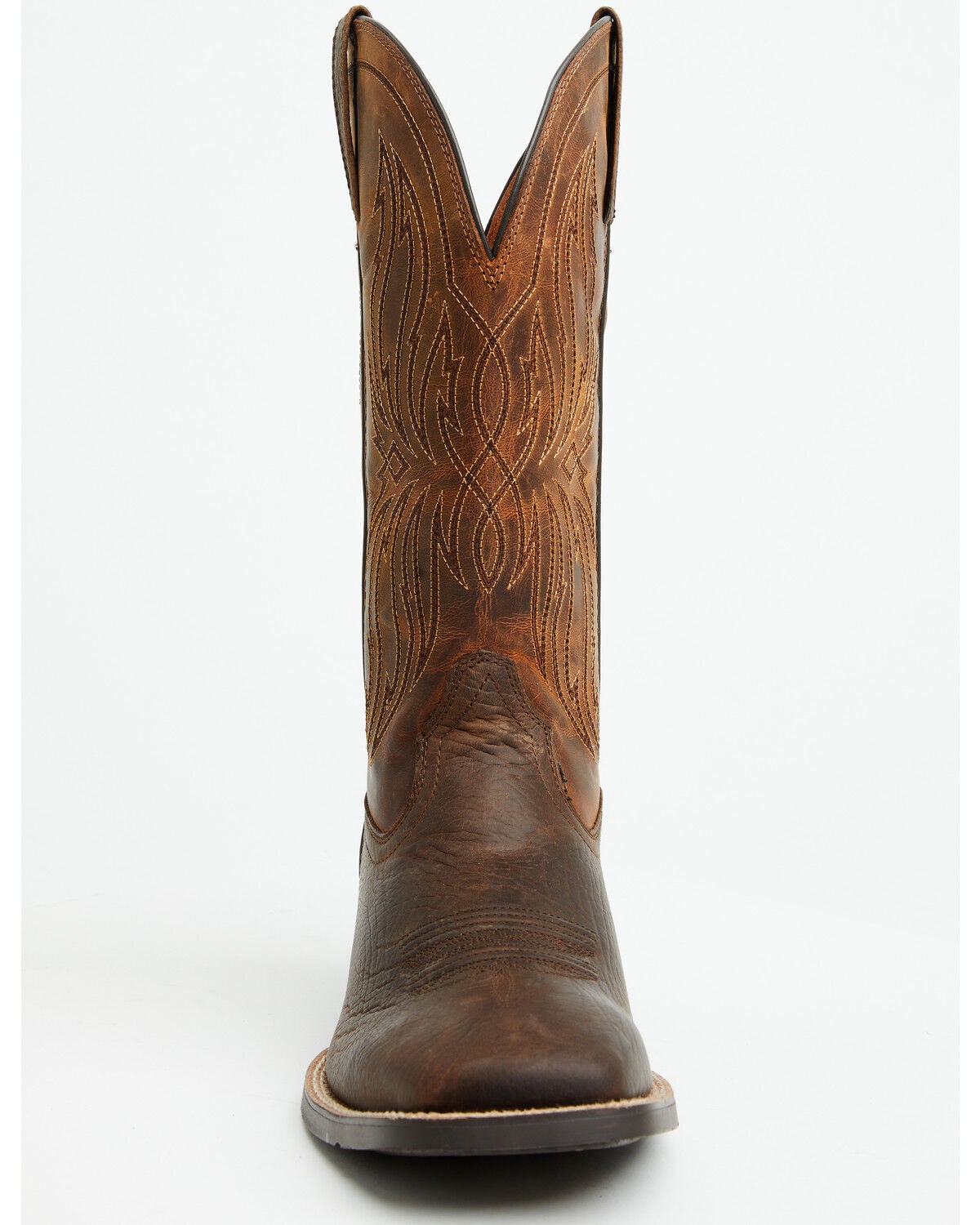 Image #4 - Ariat Men's Sport Rustler Performance Western Boots - Broad Square Toe, Brown, hi-res