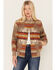 Image #1 - Pendleton Women's Mixed Print Western Jacquard Bomber Jacket, , hi-res