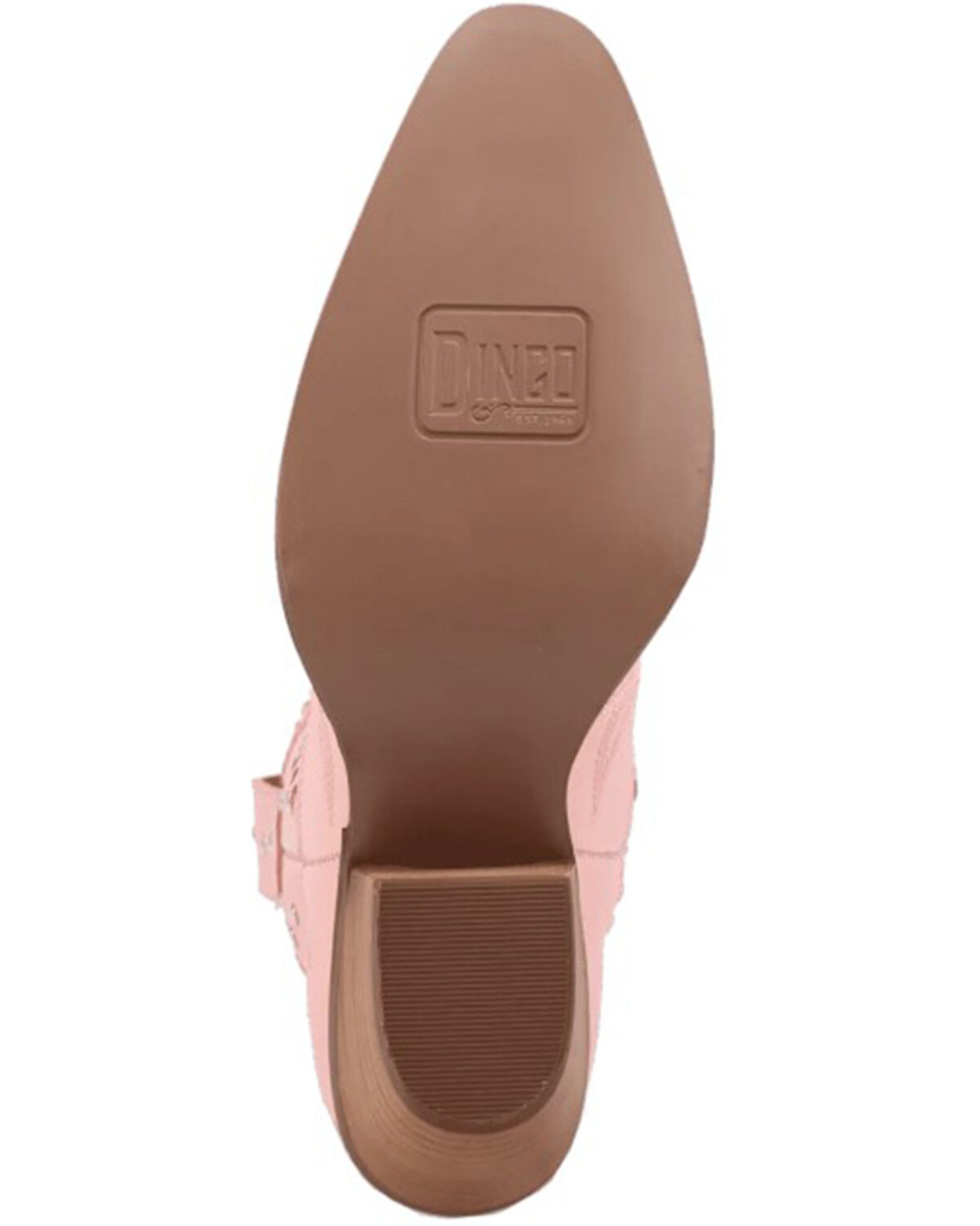 Image #7 - Dingo Women's Precious Studded Western Boots - Round Toe, Pink, hi-res