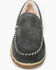 Image #4 - Minnetonka Men's Gray Tilden Slippers - Moc Toe, Grey, hi-res