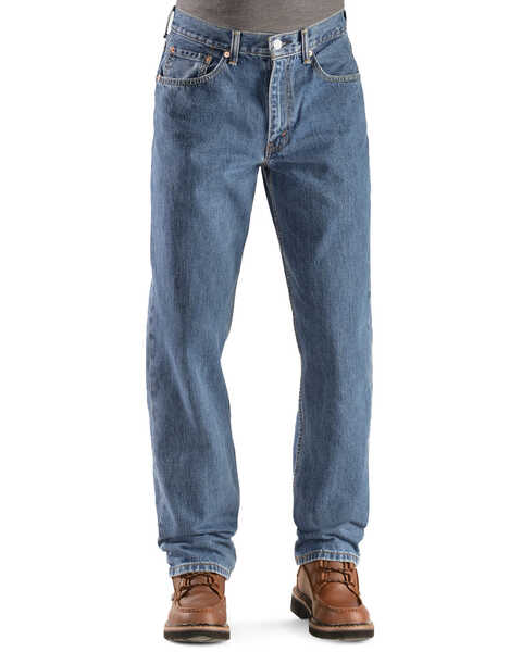 Image #4 - Levi's Men's 550 Prewashed Relaxed Tapered Leg Jeans , Stonewash, hi-res