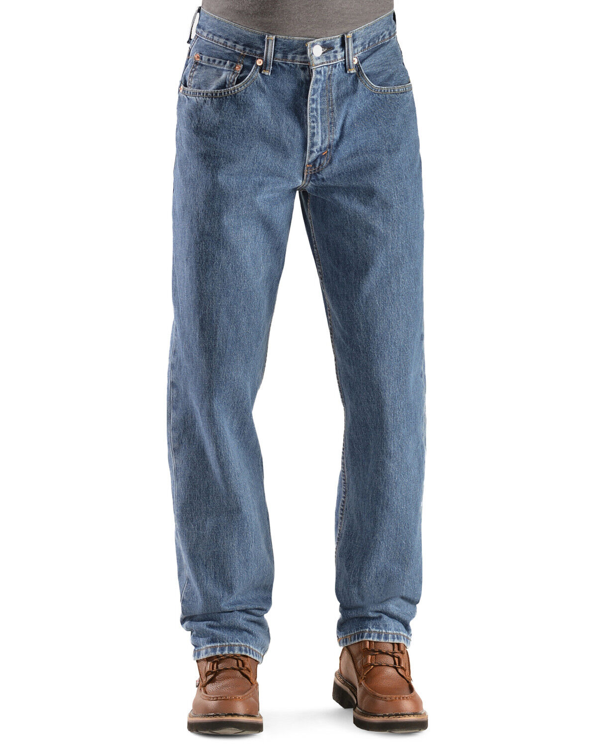 Image #4 - Levi's Men's 550 Prewashed Relaxed Tapered Leg Jeans, Stonewash, hi-res