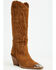 Image #1 - Idyllwind Women's Silver Spur Suede Tall Western Boots - Round Toe, Cognac, hi-res