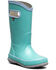 Image #1 - Bogs Girls' Rainbow Glitter Rainboots, Aqua, hi-res