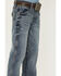 Image #2 - Wrangler Boys' Greeley Relaxed Bootcut Jeans, Blue, hi-res