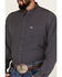 Image #3 - Cinch Men's ARENAFLEX® Floral Geo Print Long Sleeve Button-Down Performance Stretch Western Shirt, Charcoal, hi-res