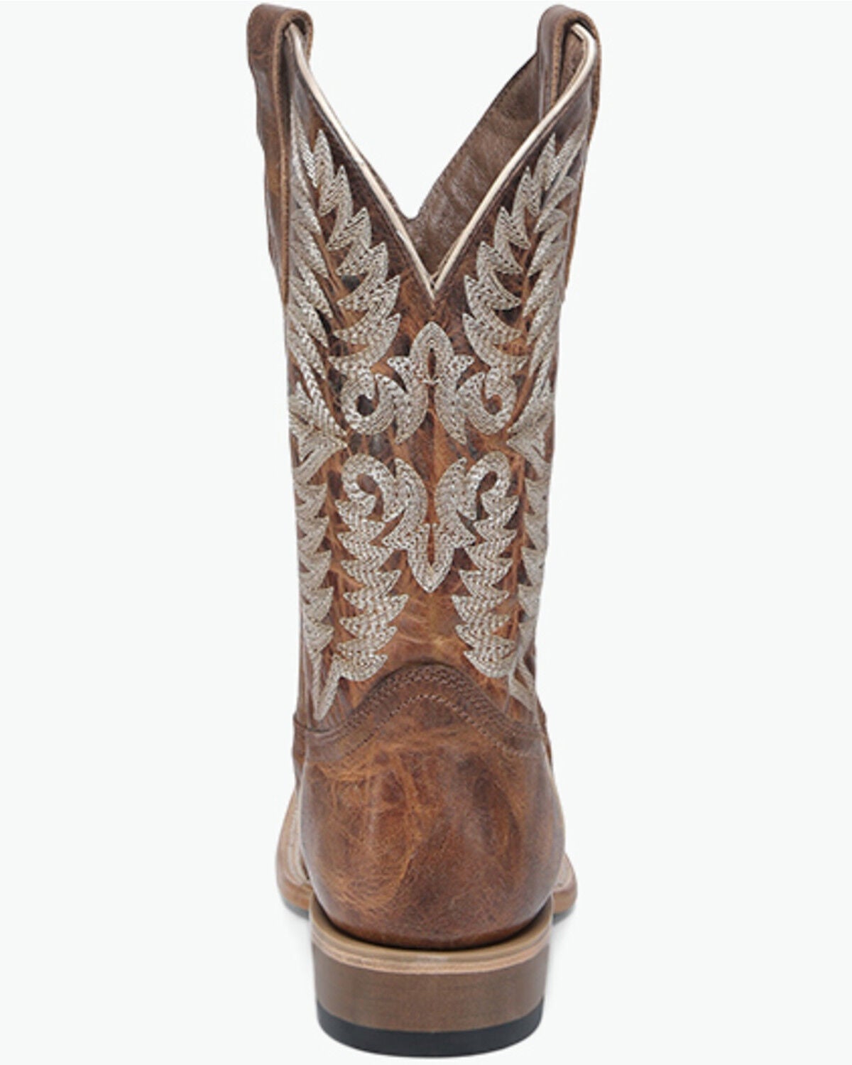 Image #4 - Circle G Men's Western Boots - Broad Square Toe, Tan, hi-res