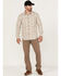 Image #2 - Columbia Men's Silver Ridge Balanced Plaid Long Sleeve Button-Down Western Shirt, Tan, hi-res