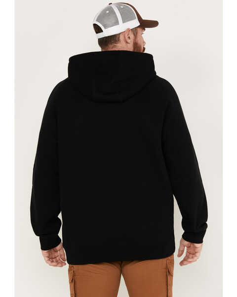Image #4 - Hawx Men's Camo Flag Graphic Fleece Hooded Sweatshirt, Black, hi-res