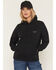 Image #2 - Troll Co Women's Rosie World Work Hoodie, Black, hi-res
