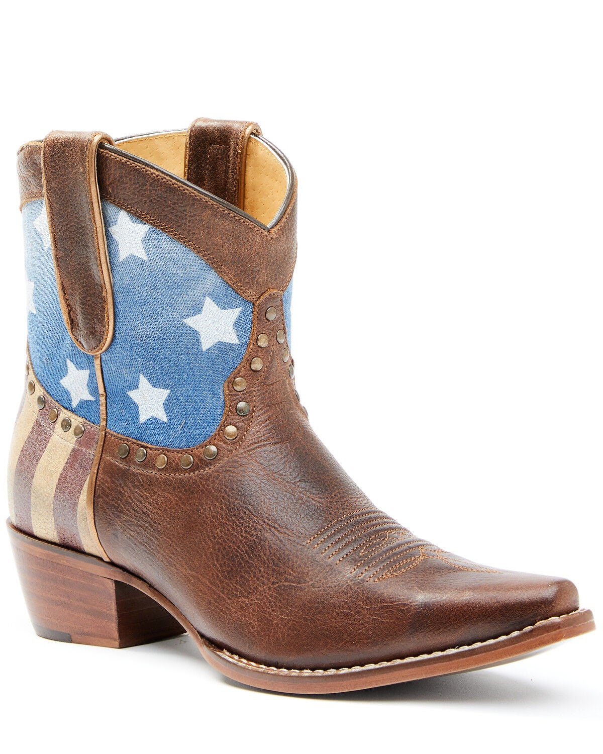 brown western booties