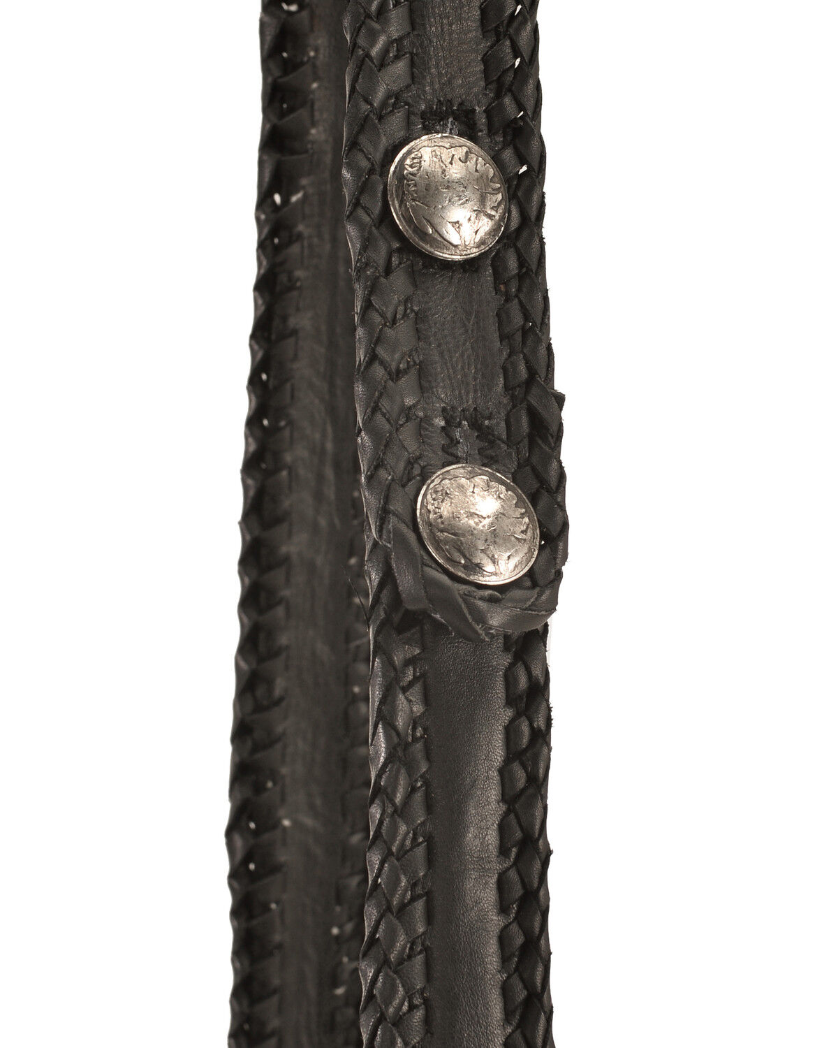 Image #6 - Kobler Leather Women's Concho and Flutted Beads Bag, Black, hi-res