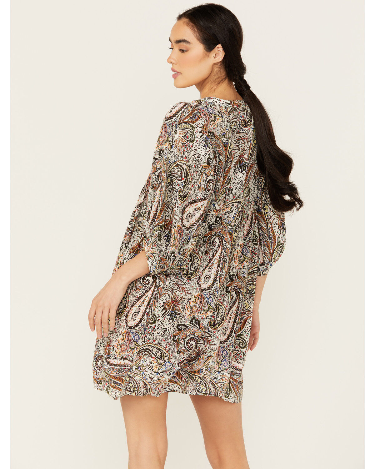 Image #4 - Revel Women's Paisley Print Mini Dress, , hi-res