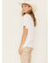 Image #3 - White Crow Women's Leave Her Wild Graphic Tee, White, hi-res