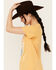 Image #2 - Wrangler Women's Boot Barn Exclusive Desert Short Sleeve Graphic Tee, Yellow, hi-res