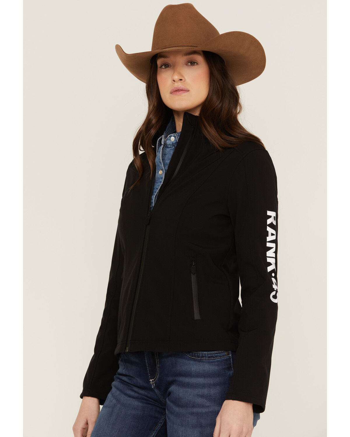 Image #1 - RANK 45® Women's Soft Shell Riding Jacket, , hi-res