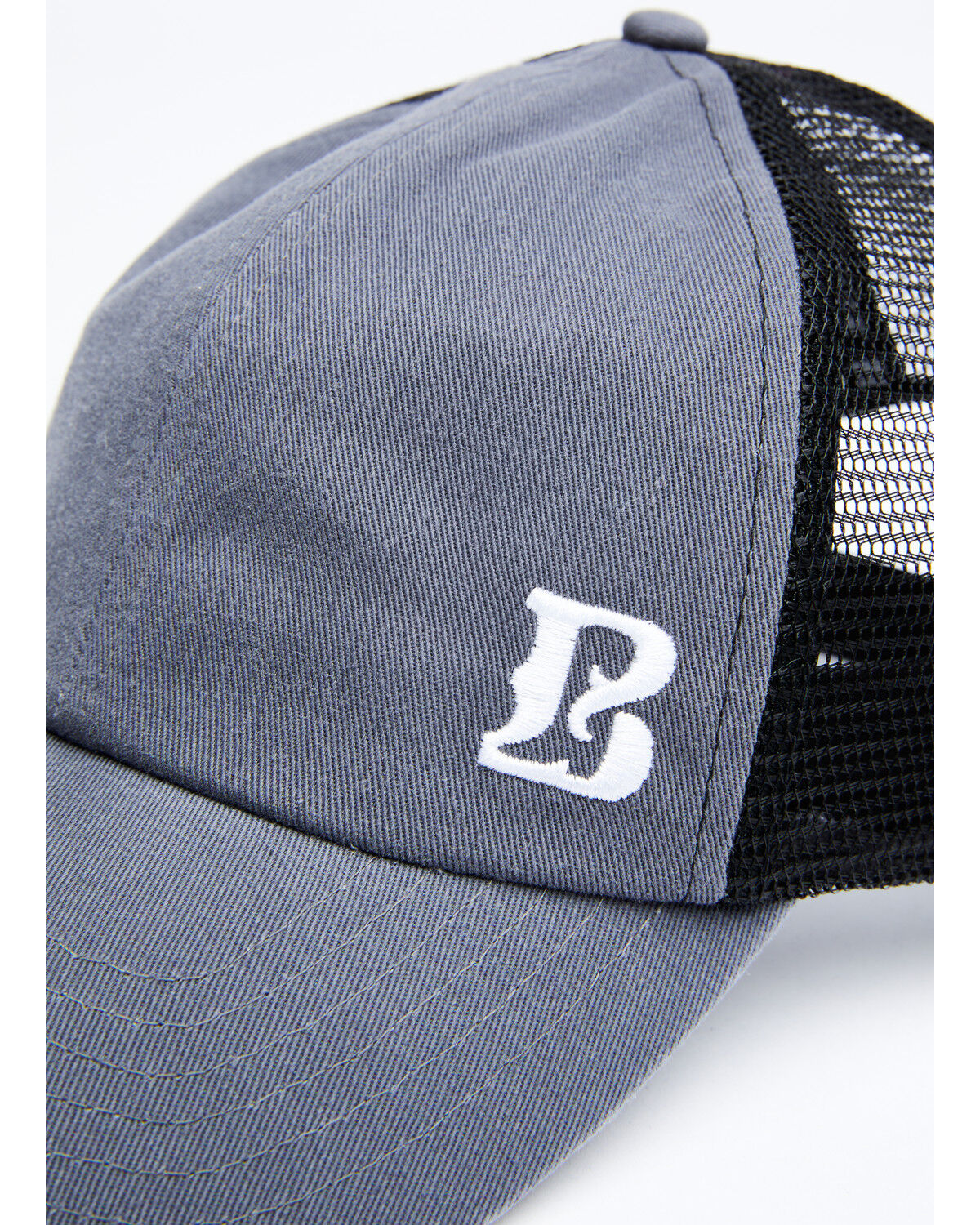 Image #2 - Boot Barn Men's Proud B Corner Logo Ball Cap, Grey, hi-res