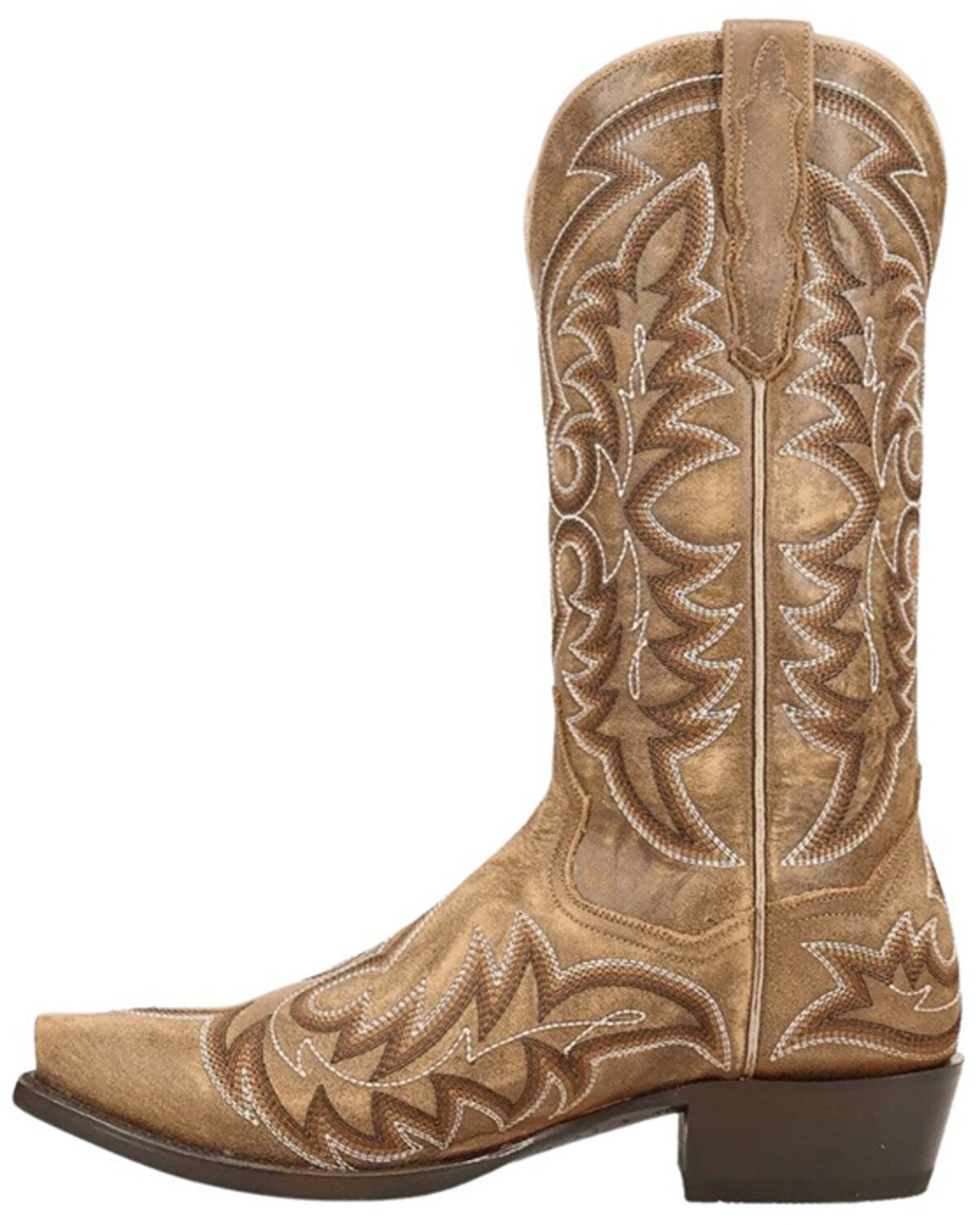 Image #3 - Dan Post Men's Triton Tall Western Boots - Snip Toe, Tan, hi-res