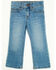 Image #1 - Wrangler Toddler Boys' Light Wash Straight Denim Jeans, Light Wash, hi-res