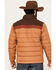 Image #4 - Hooey Men's Colorblock Packable Puffer Jacket, Tan, hi-res