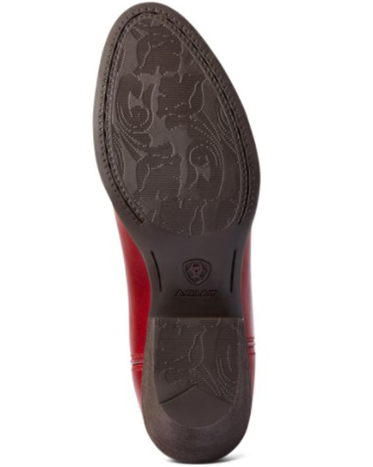 Image #5 - Ariat Women's Rosy Red Heritage R Toe Stretch Fit Full-Grain Western Boot - Round Toe, Red, hi-res