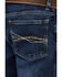 Image #4 - Wrangler 20x Boys' Dark Wash 42 Vintage Bootcut Jeans, Blue, hi-res