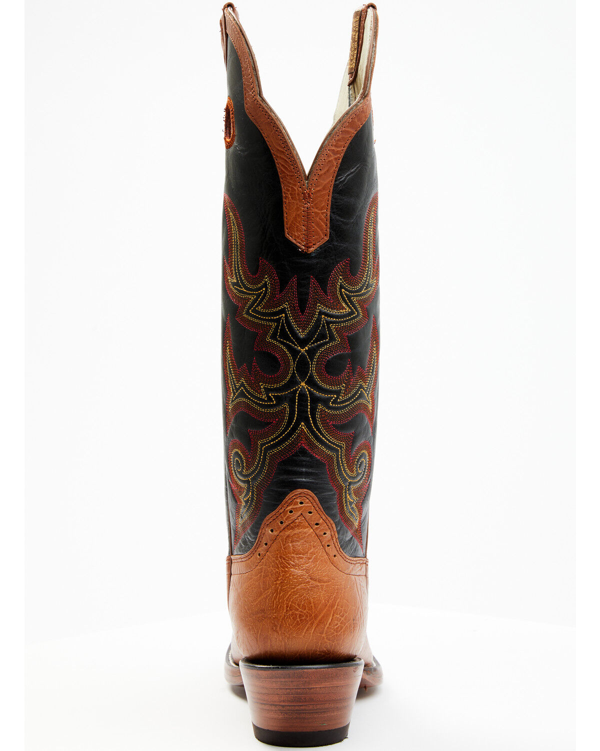 Image #5 - Hondo Boots Men's Spanish Shoulder Western Boots - Round Toe, Tan, hi-res