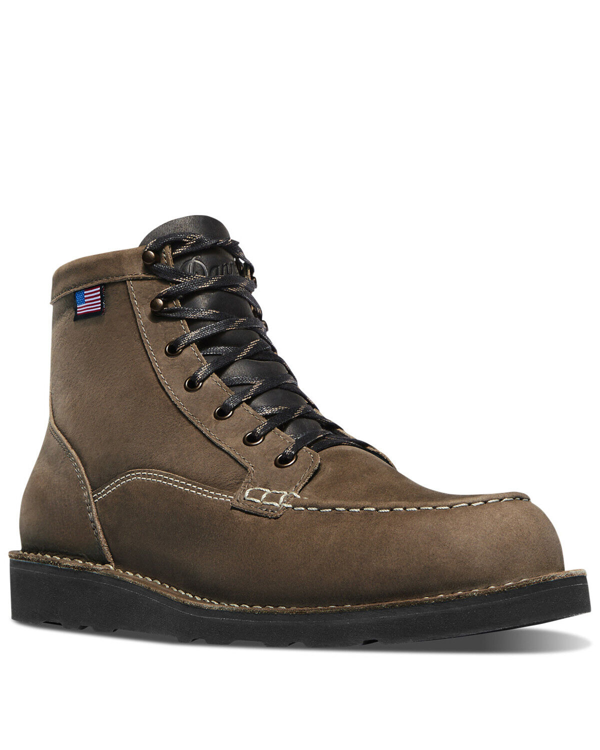 Image #1 - Danner Men's Bull Run Lace-Up Work Boots - Soft Toe, , hi-res