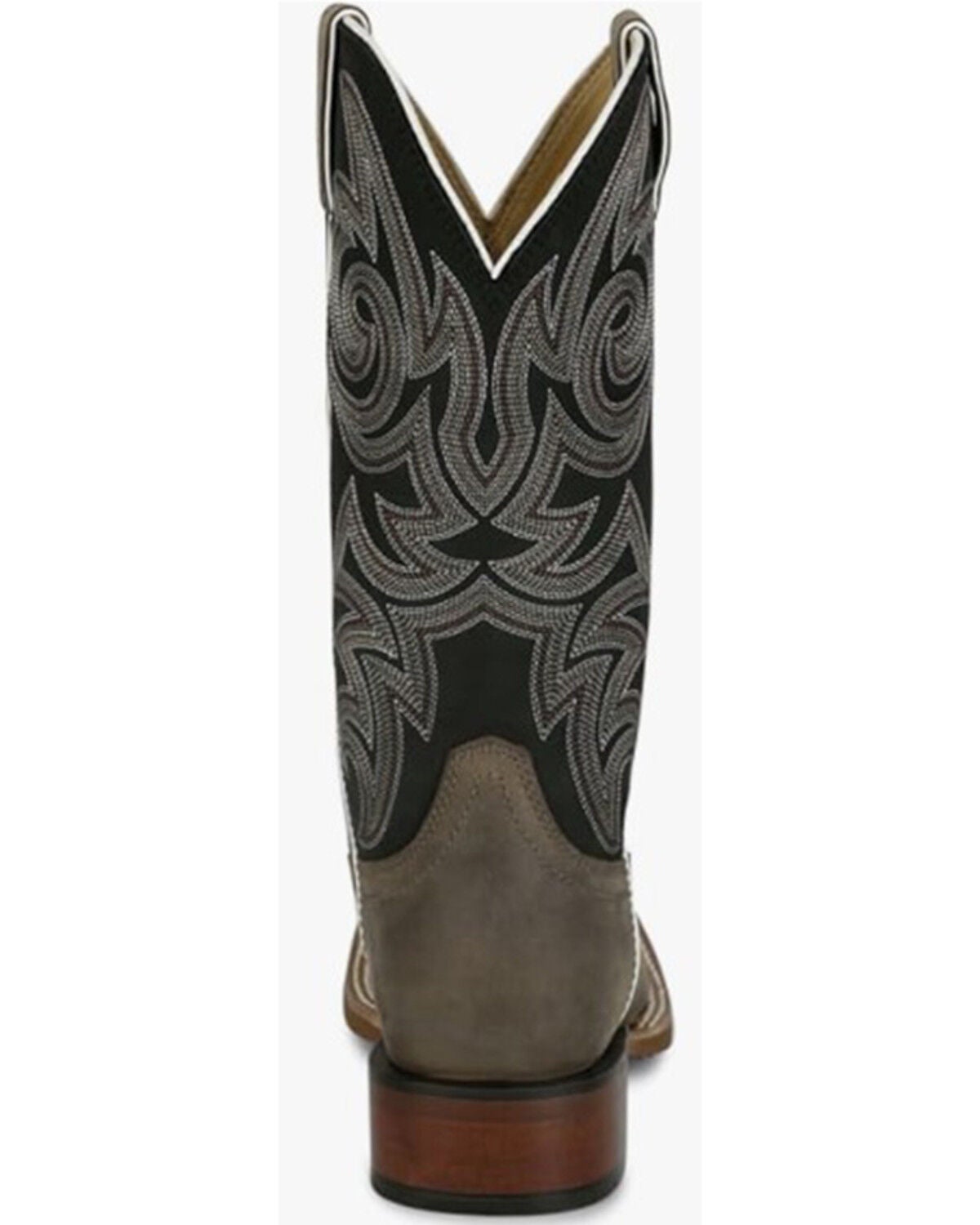 Image #4 - Justin Men's Frontier May Day Performance Western Boots - Broad Square Toe, Grey, hi-res