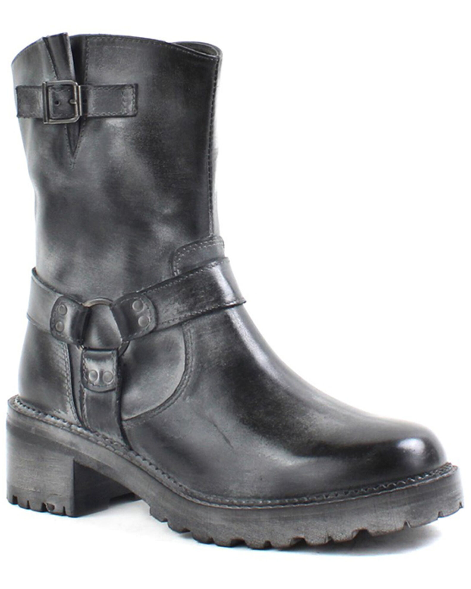 Roan by Bed Stu Women s Emerson Western Booties Round Toe