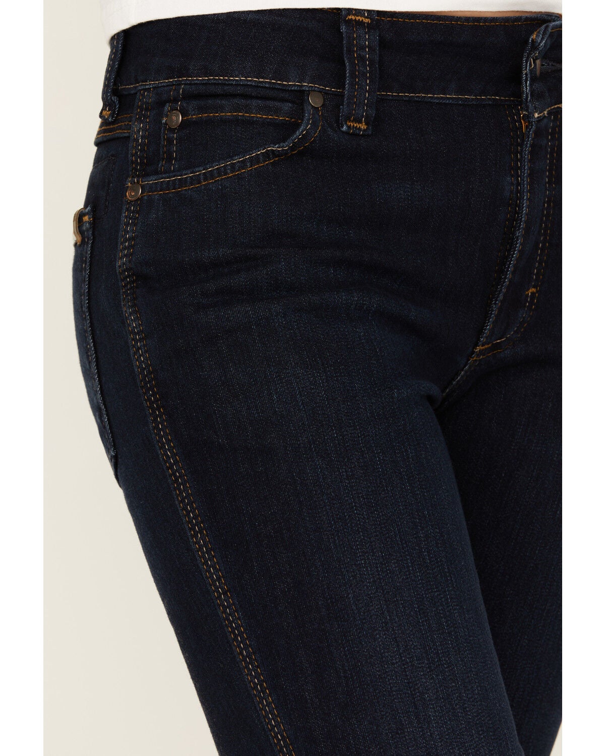 Image #2 - Wrangler Riggs Women's Dark Wash Bootcut Work Jeans, Blue, hi-res