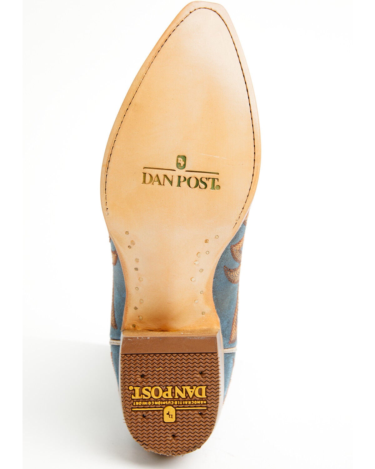 Image #7 - Dan Post Men's Triton Western Boots - Snip Toe, Blue, hi-res
