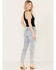 Image #3 - Driftwood Women's Daisy Daydream Light Wash High Rise Straight Cropped Jeans, Light Medium Wash, hi-res