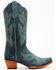 Image #2 - Planet Cowboy Women's Steel My Blues Psychedelic Suede Leather Western Boot - Snip Toe, Blue, hi-res
