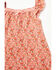 Image #2 - Shyanne Toddler Girls' Ditsy Floral Print Ruffle Sleeve Midi Dress, Light Pink, hi-res