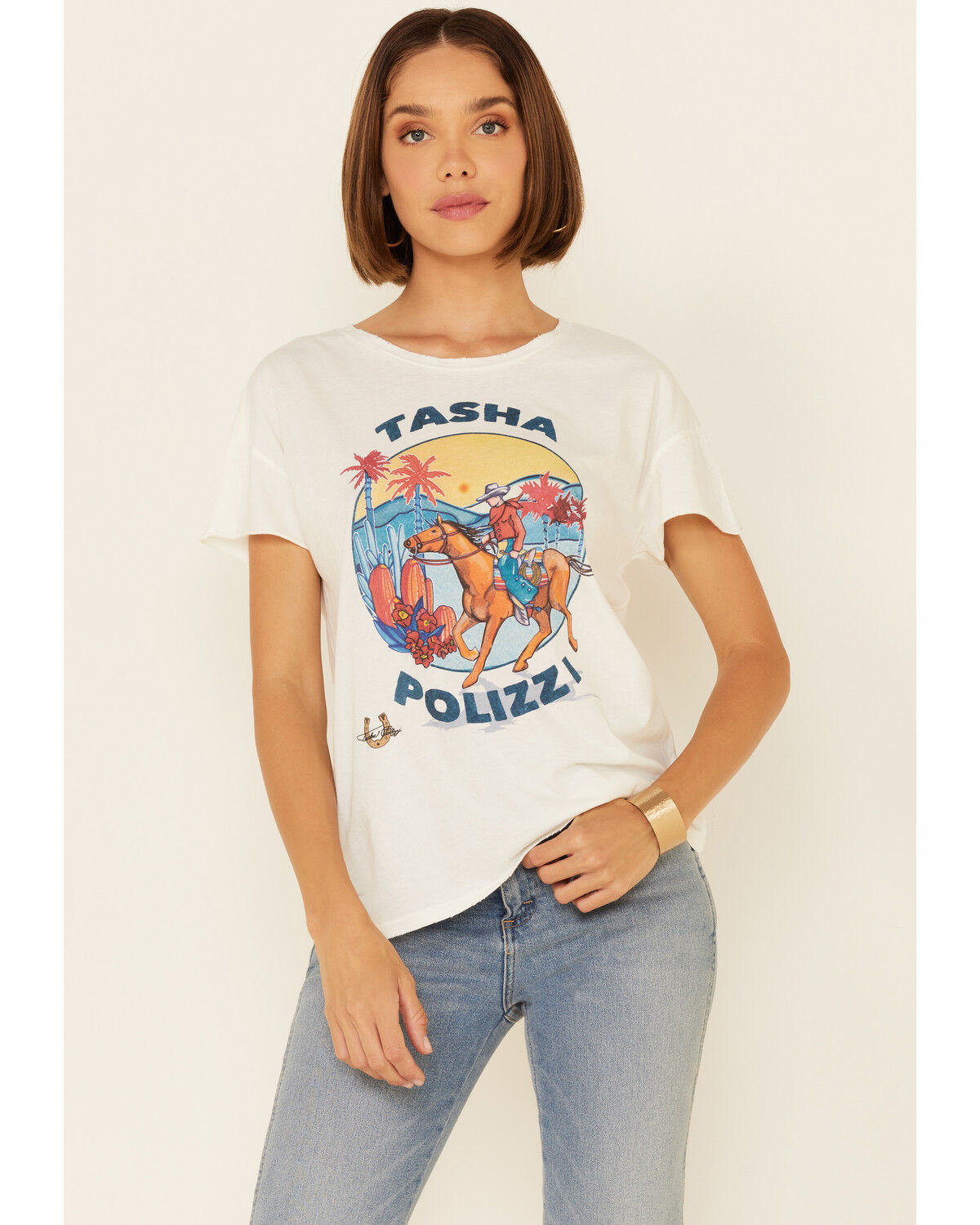 Image #1 - Tasha Polizzi Women's Traveler Tee, Ivory, hi-res