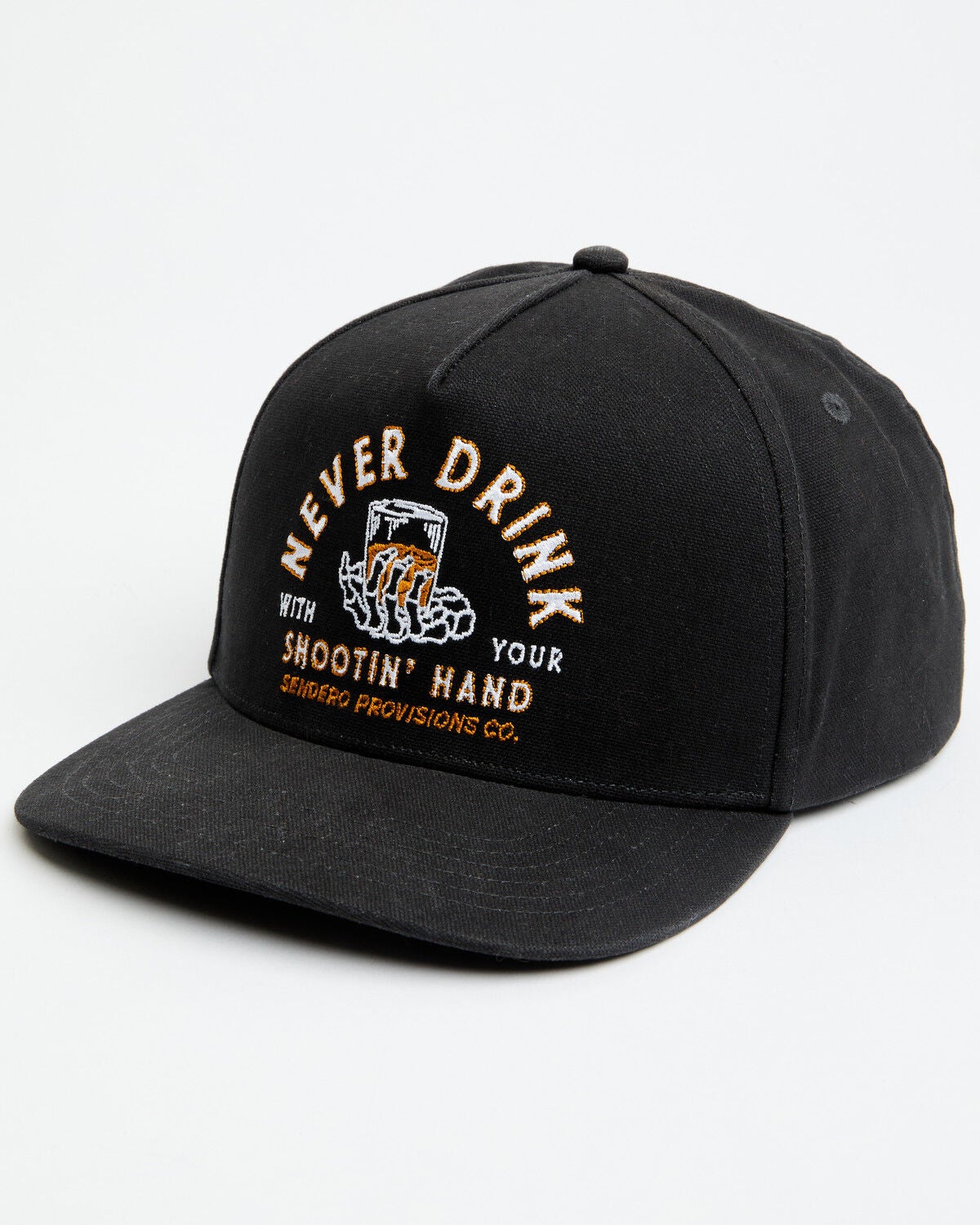 Image #1 - Sendero Provisions Men's Boot Barn Exclusive Shootin' Hand Ball Cap, Black, hi-res