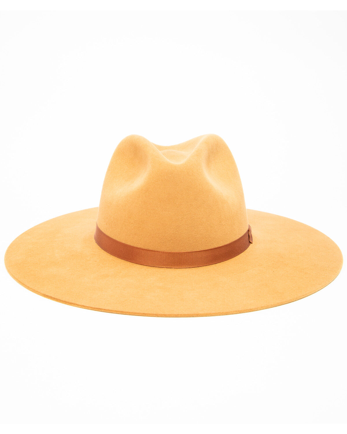 Image #4 - Rodeo King Women's 7X Tracker Pinch Front Fur Felt Hat, Camel, hi-res