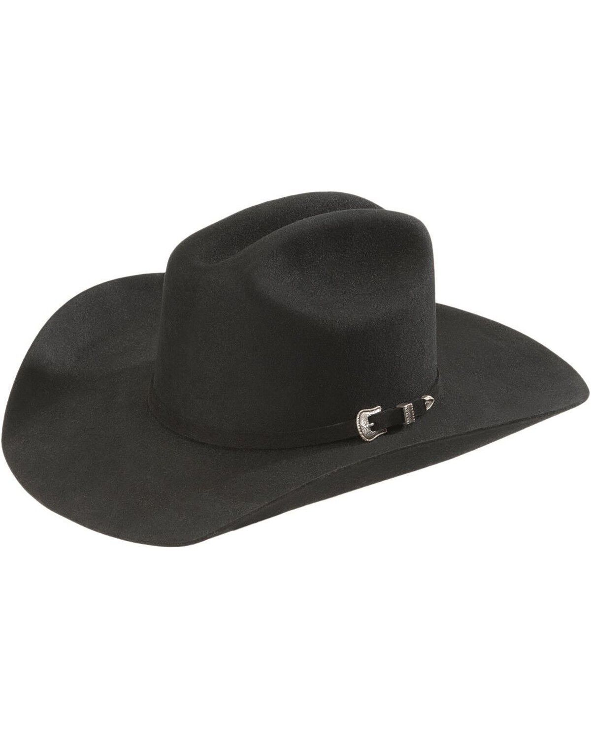resistol black felt cowboy hat