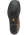 Image #7 - Dan Post Men's Las Cruces Waterproof Performance Boots - Broad Square Toe, Brown, hi-res