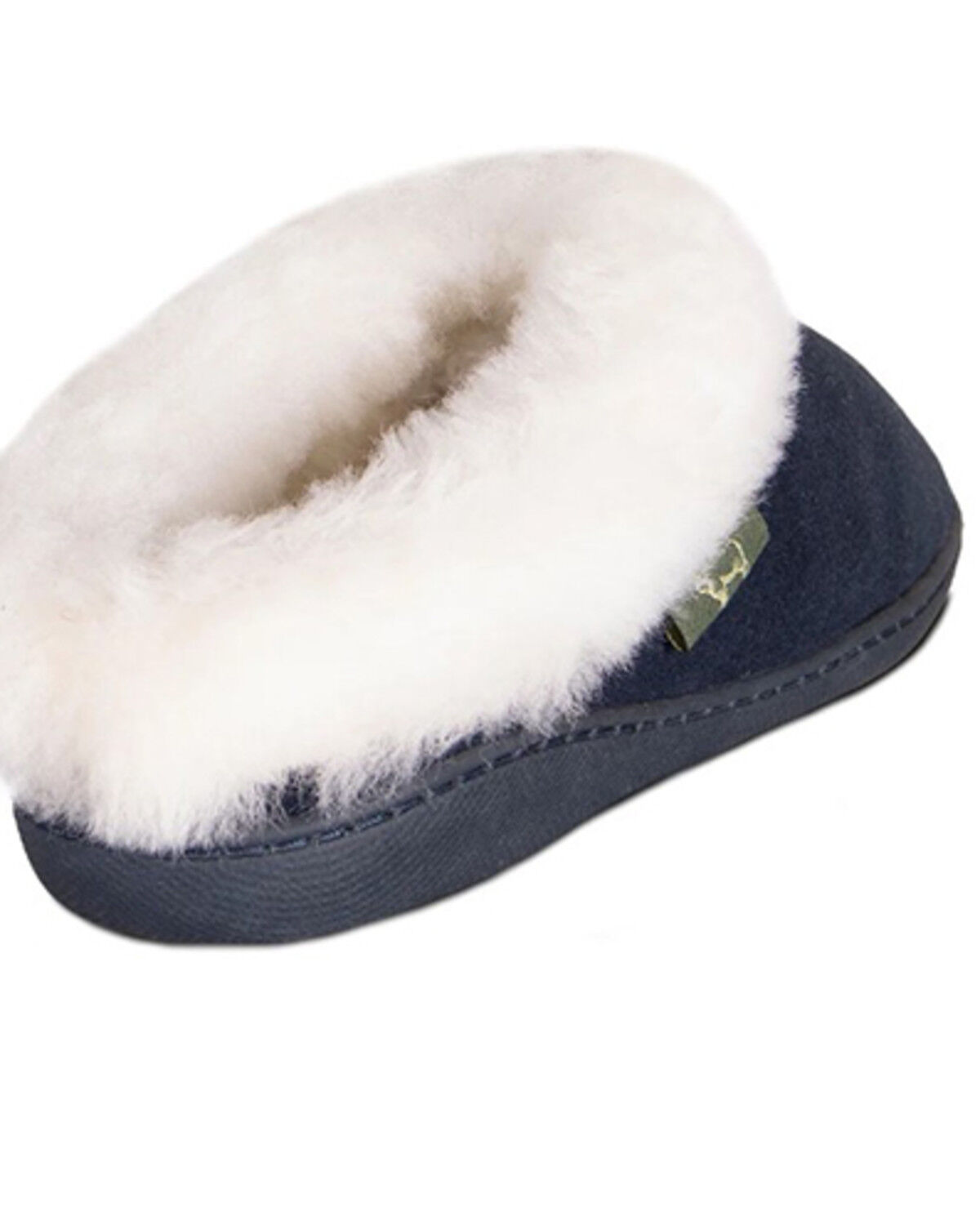Image #4 - Cloud Nine Women's Sunrise Sheepskin Clogs, Navy, hi-res