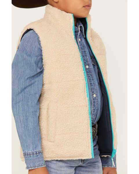 Image #3 - Cody James Boys' Reversible Puffer Vest, Dark Blue, hi-res