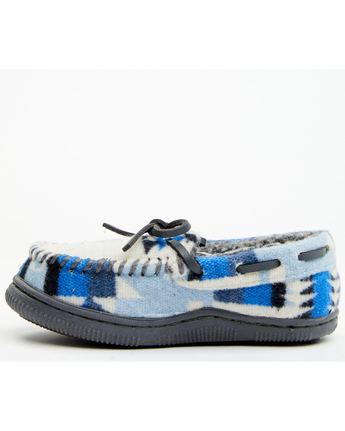 Image #3 - Twister Toddler Boys' Southwestern Print Moccasins, Blue, hi-res