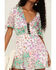 Image #3 - Beyond The Radar Women's Mixed Floral Print Corset Mini Dress, Cream, hi-res