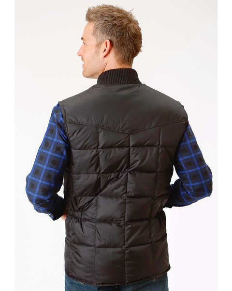 Image #3 - Roper Men's Rangegear Insulated Vest, Black, hi-res